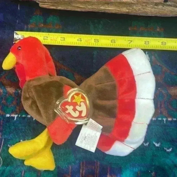 TY beanie baby, Gobles, turkey, PVC pellets rare 1997 retired. - Picture 10 of 10